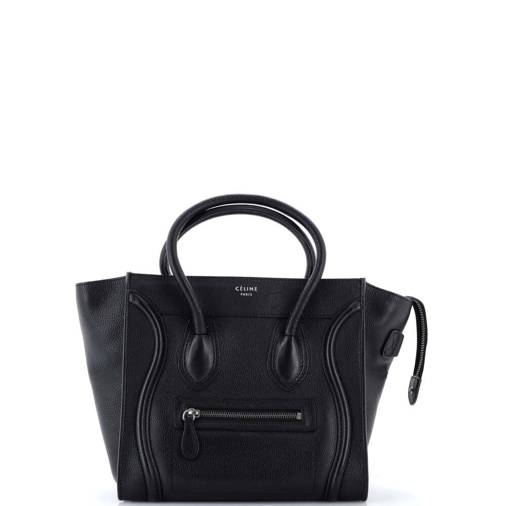 Celine Luggage Bag Grainy Leather Micro #366576C14B